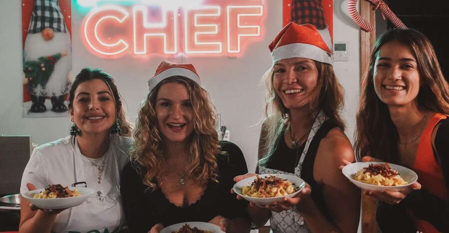 Rome: Spritz & Spaghetti Cooking Class - A Hugo spritz while the pasta cooks