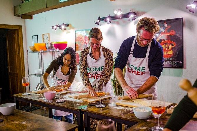 Rome Tipsy Cooking Class: Make Pasta and Mix 3 Spritz Cocktails - Location and timing in Rome