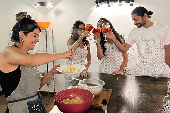 Rome Tipsy Cooking Class: Make Pasta and Mix 3 Spritz Cocktails - The biggest limitation: dietary restrictions