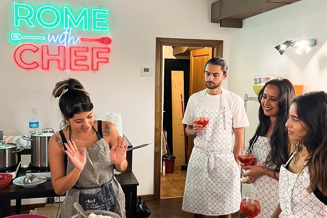 Rome Tipsy Cooking Class: Make Pasta and Mix 3 Spritz Cocktails - How much value do you get for $44.74?