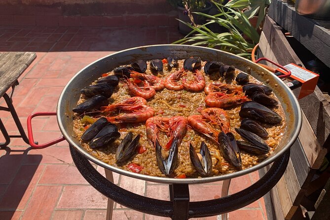 Rooftop Paella Seafood Cooking Class Experience in Barcelona - Booking advice and cancellation terms