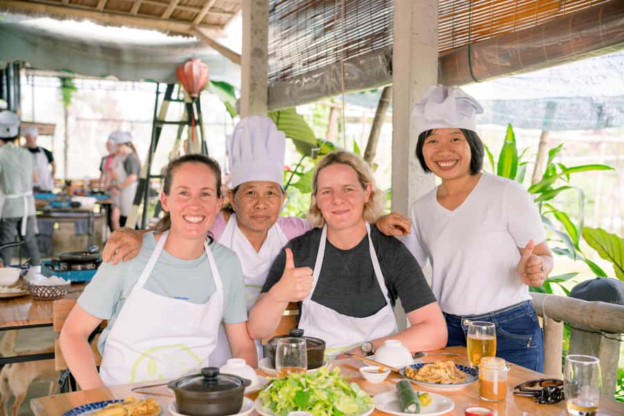 Rural Cycle, Market Tour, Basket Boat & Organic Farm Cooking - Key points to know
