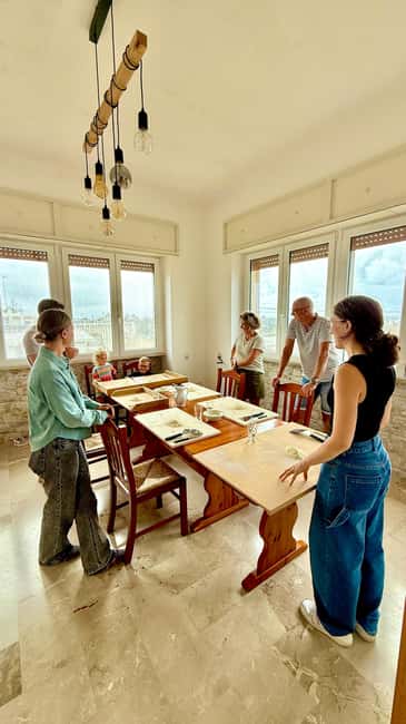 Salento: Authentic Cooking Experience with Fresh Pasta and Local Products - Taralli, local wine, and the first taste