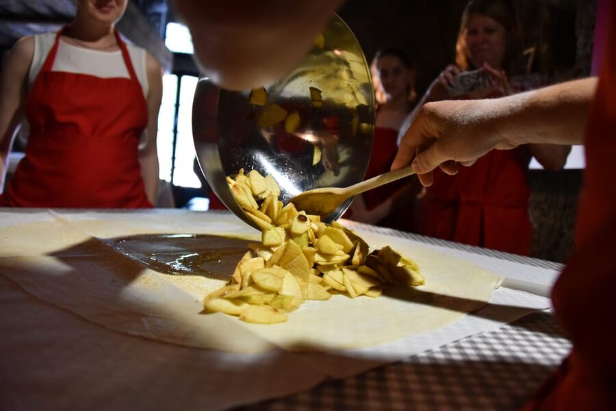 Salzburg: Dinner Cooking Class and Music - Making a Salzburg pretzel by hand