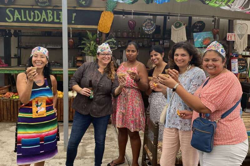 San José town : Cooking class,mexican Empanadas y antojitos - How the two-hour schedule works