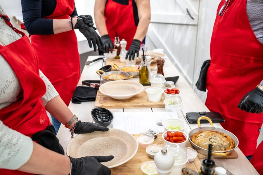 Santorini: Cooking Class with Lunch and Wine Tasting - A Greek cooking class beside Kamari’s Black Beach