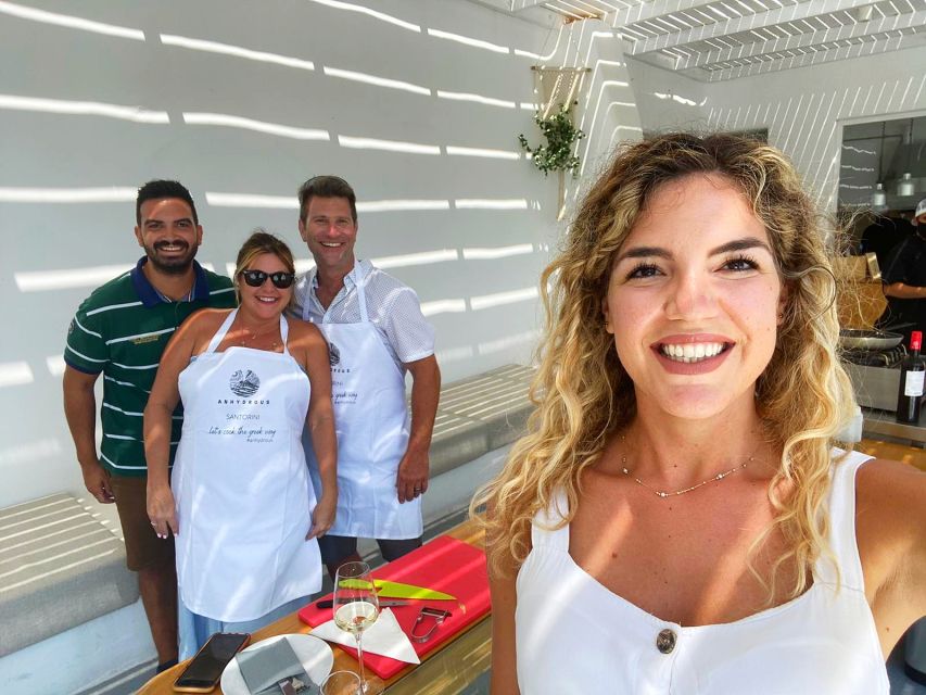 Santorini: Vineyard and Winery Tour with Cooking Class - Cooking Santorinian dishes with Chef Chris