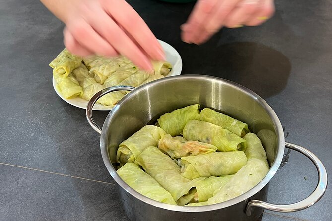 Seafood feast Private Cooking Class - Meeting Dionysia in her kitchen