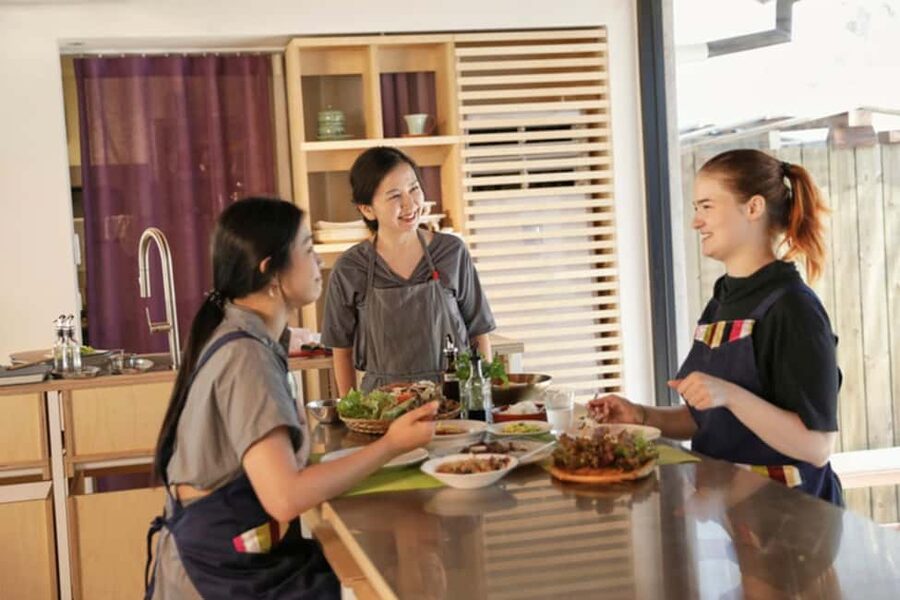 Seoul: Experience Korean Cooking in Modern Hanok Kitchen - Bibimbap shows how Korean meals come together