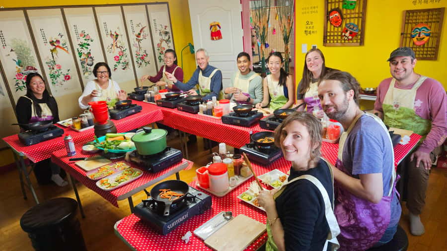 Seoul: Korean Cooking Class at a Local Home and Market Tour - The Hanjeongsik meal is the real payoff