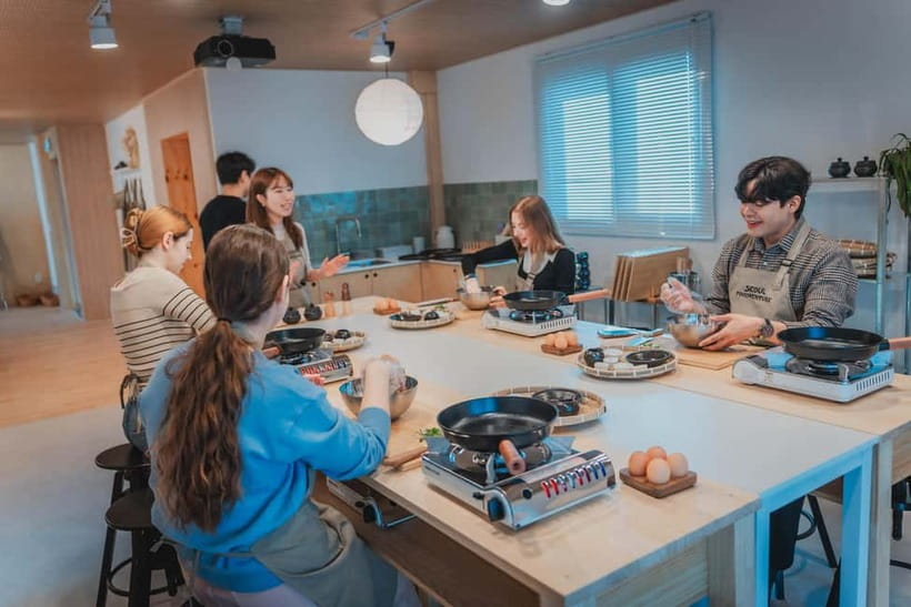 Seoul: Korean Cooking Class with Local Grocery Shopping - Starting near Mangwon Market and Mangwon Station