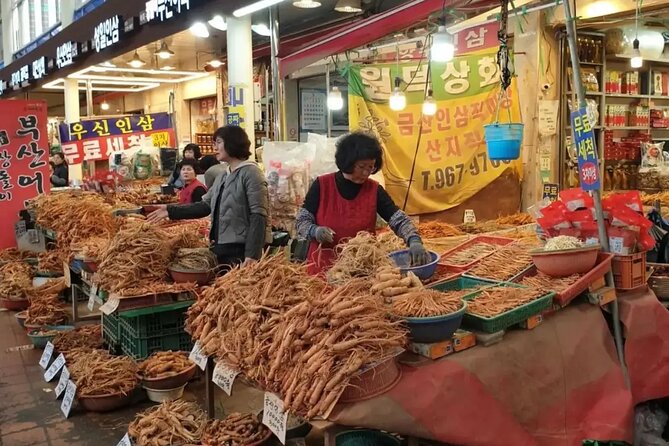 Seoul: Temple Vegan Cooking Class & Oriental Medicine Tour - Starbucks Gyeongdong 1960 and Gold Star Radio LG
