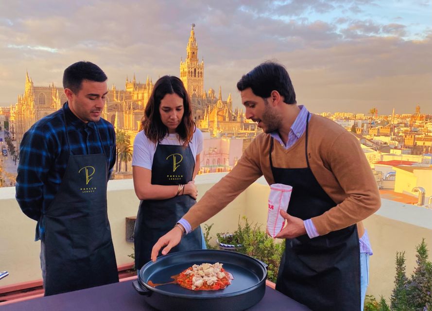 Seville: Paella Cooking Class & 30-Min Local Expert Q&A - Learning paella without kitchen pressure