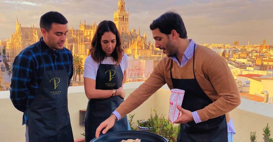 Seville: Paella Cooking Class & 30-Min Local Expert Q&A - Sangria, Seville views, and local questions