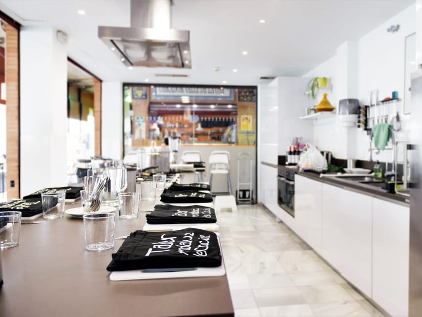 Seville: Spanish Cooking Class with Dinner - Dessert with lemon sorbet and Cava