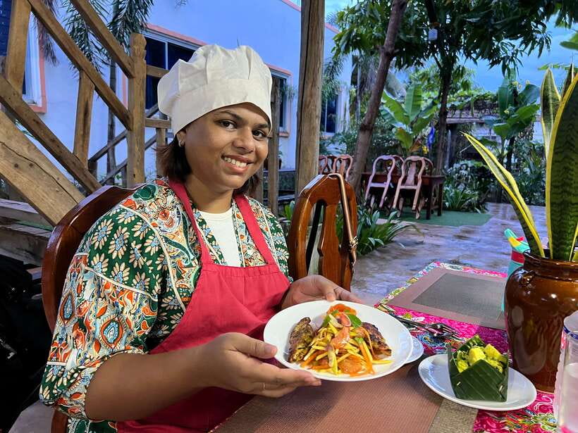 Siem Reap: Guided Day Trip to Local Village & Cooking Class - Cooking three Khmer dishes from scratch