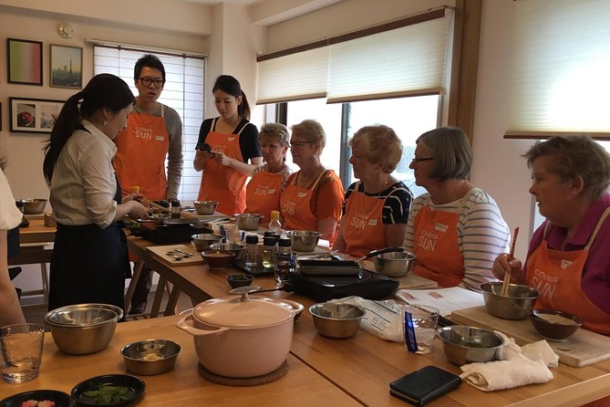 Small-Group Wagyu Beef and 7 Japanese Dishes Tokyo Cooking Class - Seven dishes in three hours