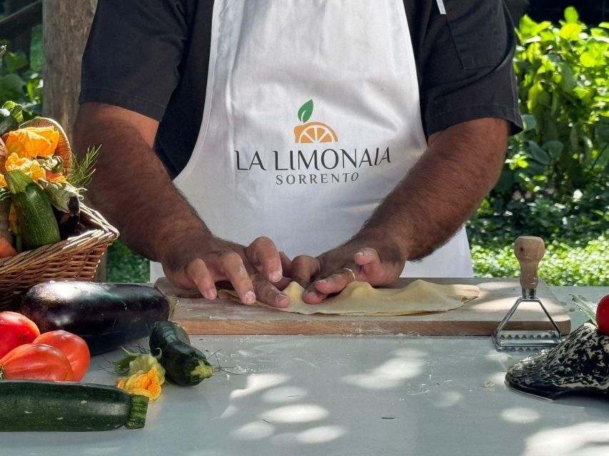 Sorrento: Authentic Italian Cooking Class in a Citrus Grove - Meeting chef Clorio