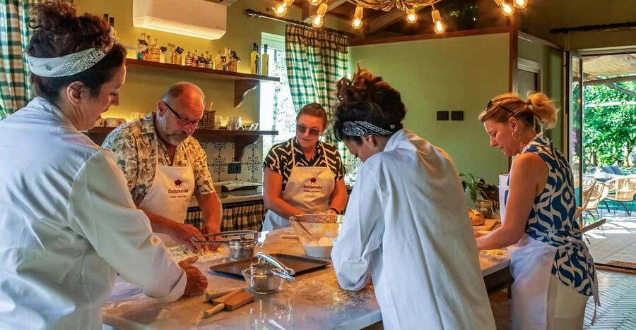 Sorrento Cooking Class: Taste the Tradition feel the Love - The villa, garden, and Mount Vesuvius view
