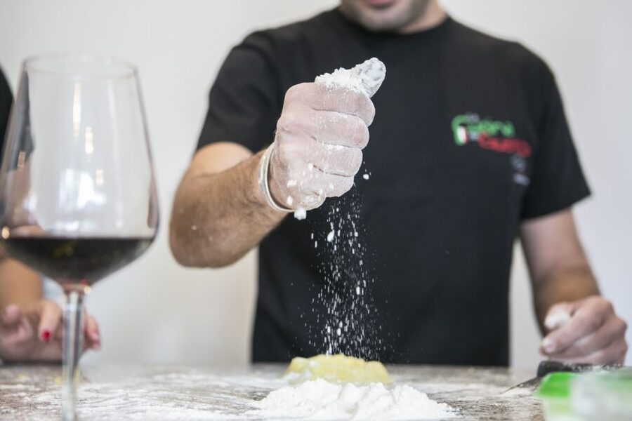 Sorrento: Italian Cooking Class - A hearty second course with local wine