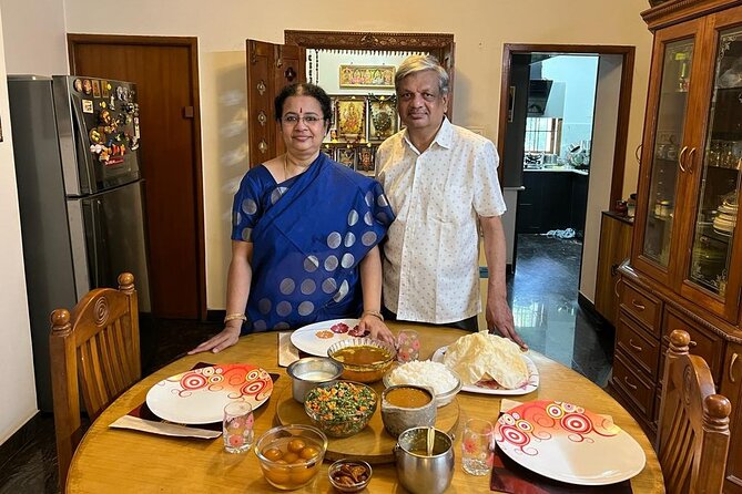 South Indian Vegetarian Cooking Class in Chennai with Meena - Eating from a banana leaf