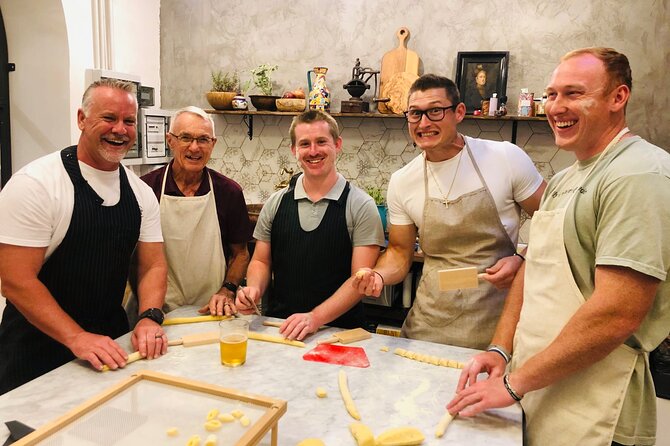 Super Fun Pasta & Gelato Class by Vatican with Wine + Oil Tasting - Making Gelato From Fresh Ingredients