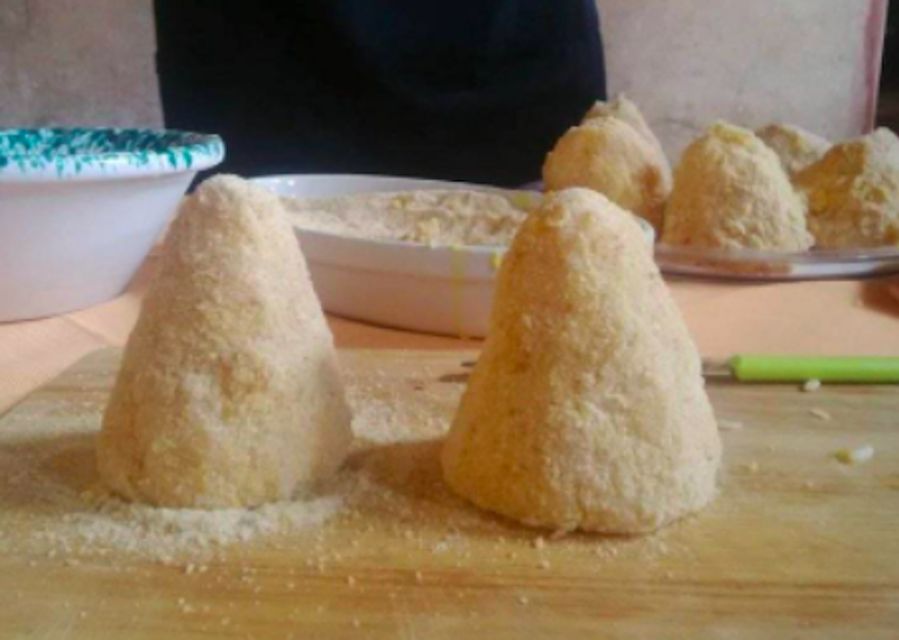 Syracuse: Sicilian Street Food Hands-On Cooking Class - Cooking arancini with direct guidance