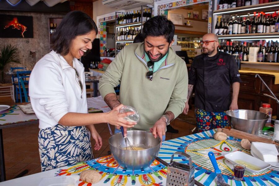 Taormina: Cannolo Cooking Class with Completion Certificate - A large helping of cannoli, plus wine and coffee