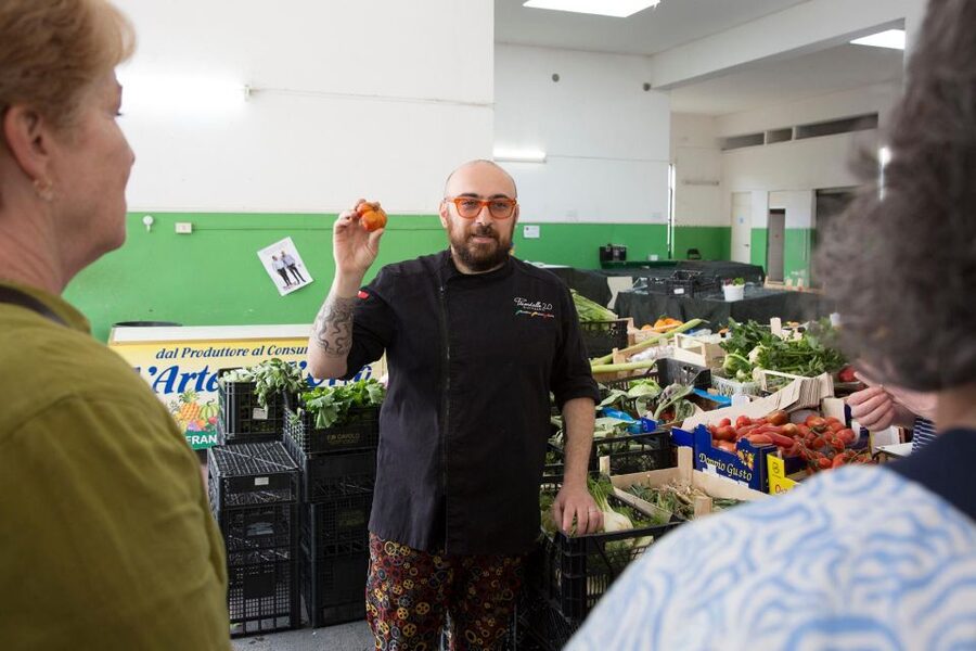 Taormina: Sicilian Cooking Class w/ a Visit to Local Market - Learning With Paolo, Luca, and the Cooking Team