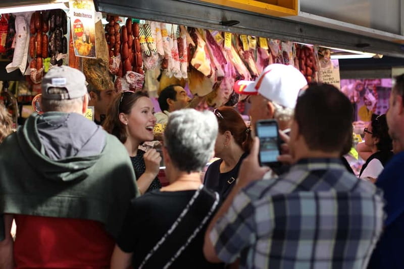 Tapas Cooking Workshop & Market Visit - Atarazanas Market before the knives come out