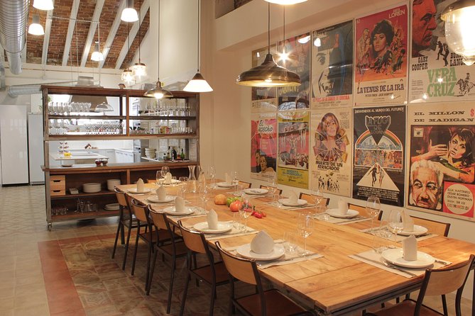Tapas & Paella Cooking Class in Madrid with a Professional Chef - Wine, conversation, and the meal at the end