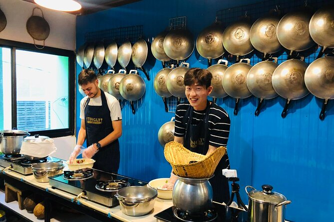Thai cooking class experience in Bangkok with Tingly Thai cooking school - A closer look at the four dishes