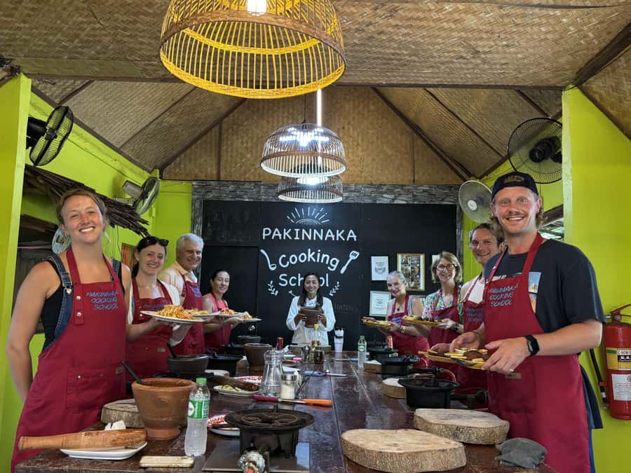 Thai cooking class &Market tour by Amazon Prime Series Chef. - Starting at Bang Niang Fresh Market
