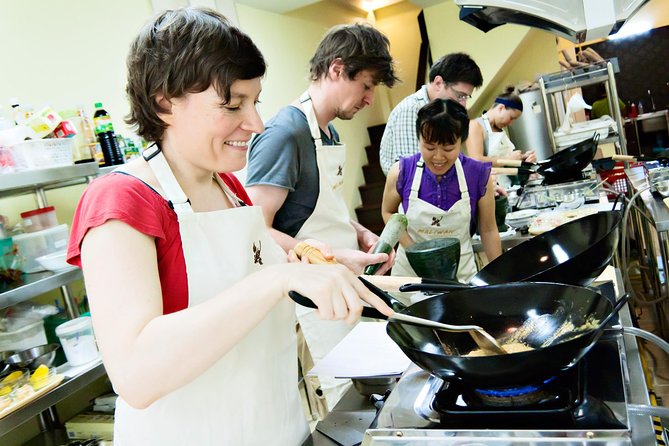 Thai Cooking Class with Market Visit by Maliwan - Cooking at your own station