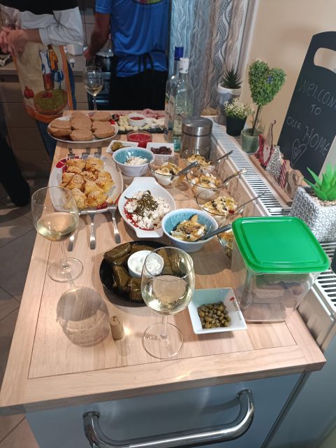 Thessaloniki: Cooking & Dining Experience with Greek Family - Greek wine, ouzo, tsipouro, and retsina