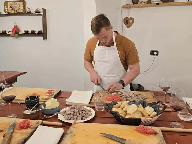 Tirana: Traditional Cooking Class with Wine & Raki Tasting - Eating the meal you helped prepare