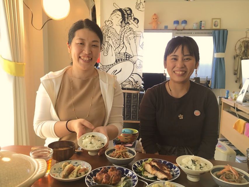 Tokyo: Private Japanese Cooking Class with a Local Chef - Sitting down to eat what you made