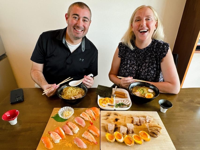Tokyo: Sushi and Ramen Cooking Class with Sake Pairing Set - Key points to know before booking