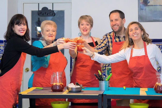 Traditional Paella & Tortilla & Sangria - Making sangria, then drinking it