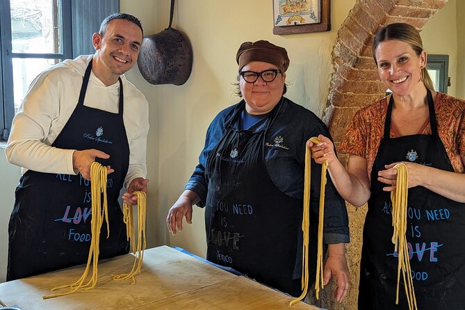 Tuscan Cooking Class of Homemade Pastas and Cantucci Cookies - Lunch with the Val d’Orcia in view