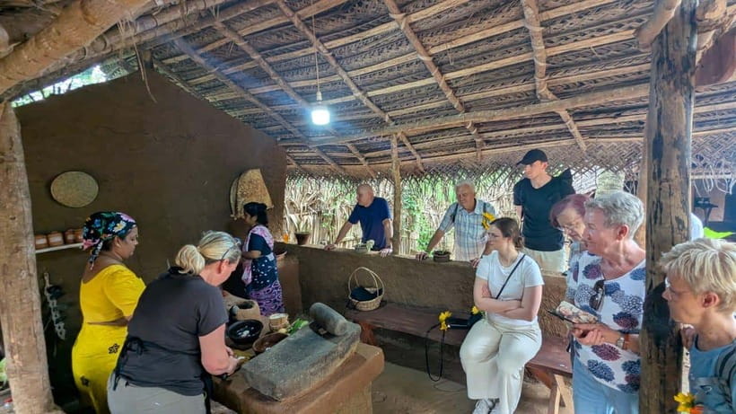 Udawalawe: Farm to Table Cooking & Authe: Village Experience - A reconstructed village near Udawalawe