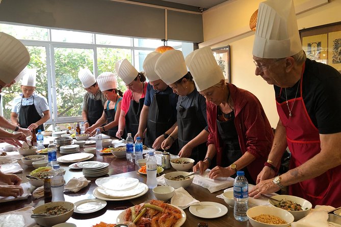 Vietnamese Food Cooking Class in Hanoi with Market Experience - Dong Xuan Market before the cooking begins