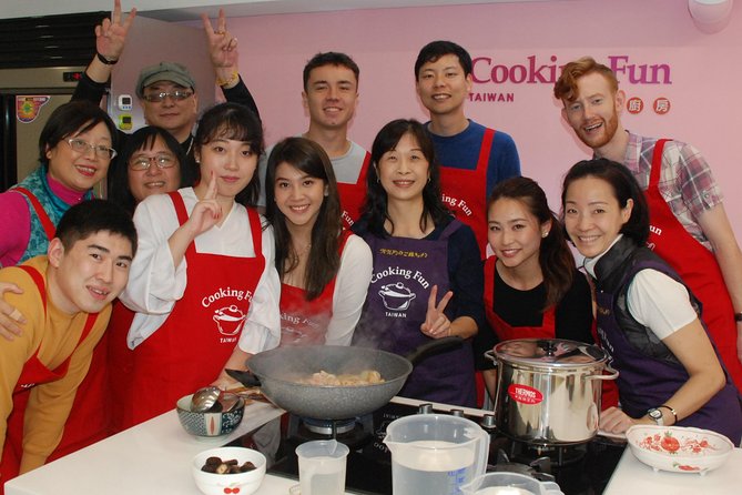 Xiao Long Bao, Chicken vermicelli with mushroom and sesame oil, Tofu strips salad, Bubble milk tea. Taiwan Traditional Delicacies Experience-A (Taipei Cooking Class) - Making xiao long bao without losing your patience