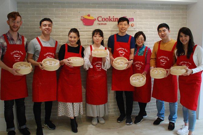 Xiao Long Bao, Chicken vermicelli with mushroom and sesame oil, Tofu strips salad, Bubble milk tea. Taiwan Traditional Delicacies Experience-A (Taipei Cooking Class) - Patient teachers and a friendly classroom