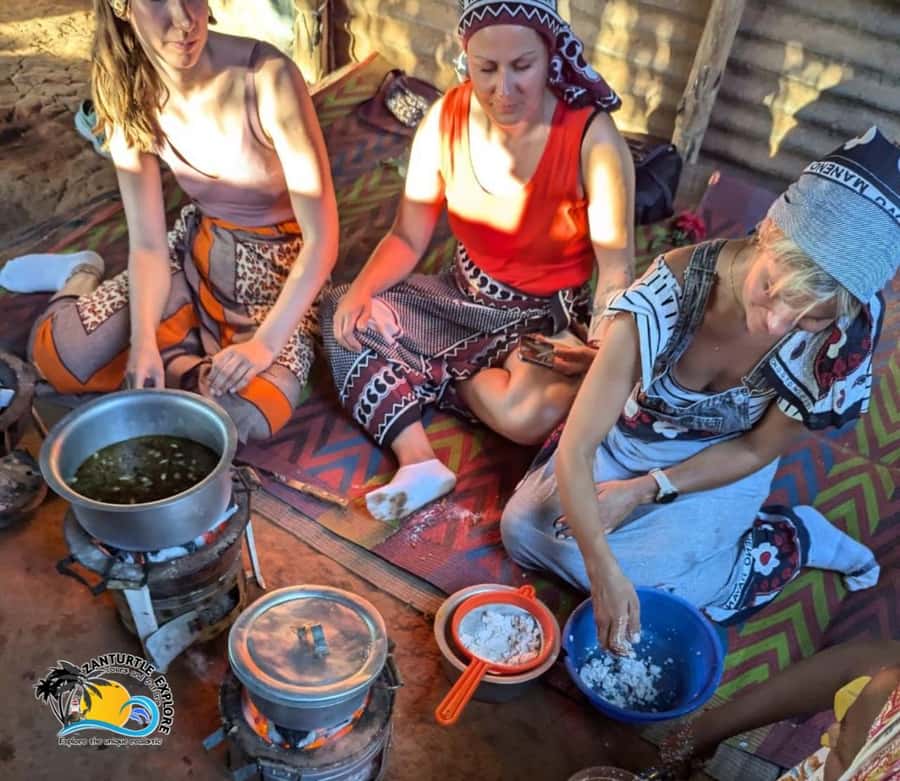 Zanzibar: Spice Farm Tour with Traditional Cooking Class - Tropical fruit between the spices